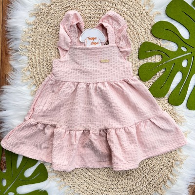Vestido com Lacinho nas Costas - Rosa